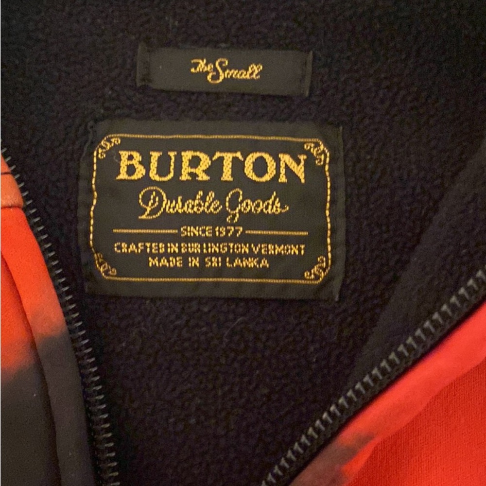 Burton Vintage Zip Up Hoodie